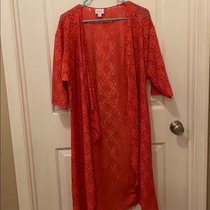 LulaRoe stunning lace duster. NWOT